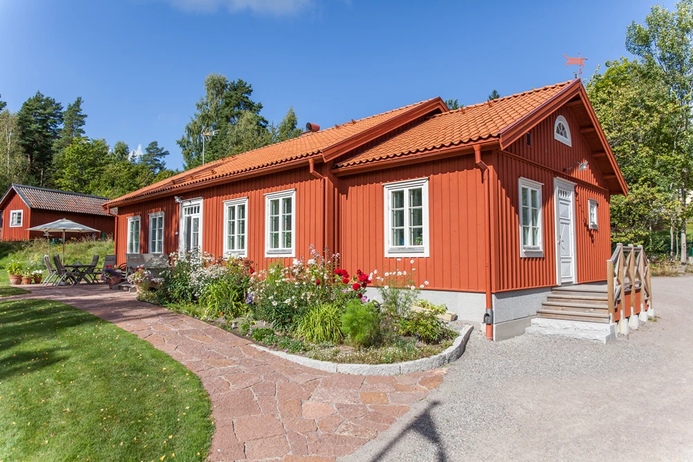 Nybyggt lågenergihus i gammal stil Nybyggt lågenergihus i gammal stil